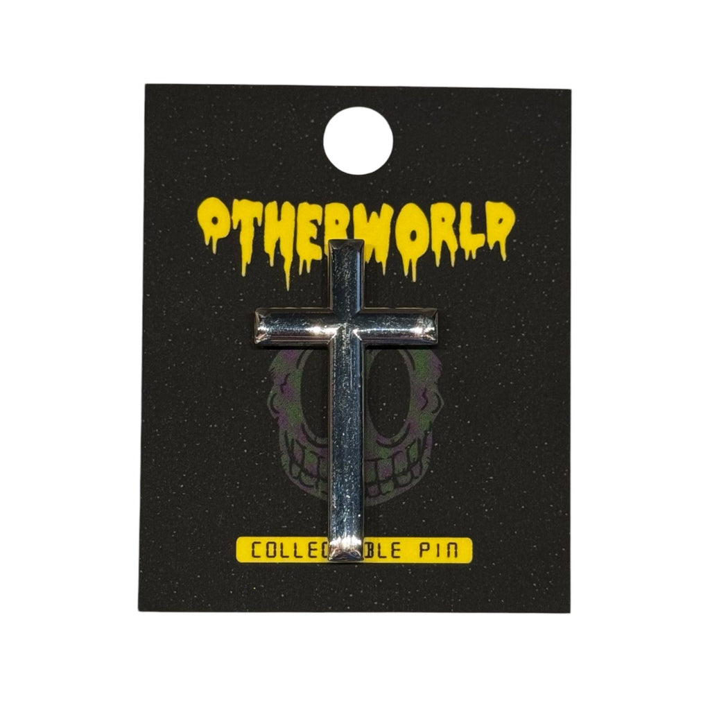 Otherworld Silver Cross Pin