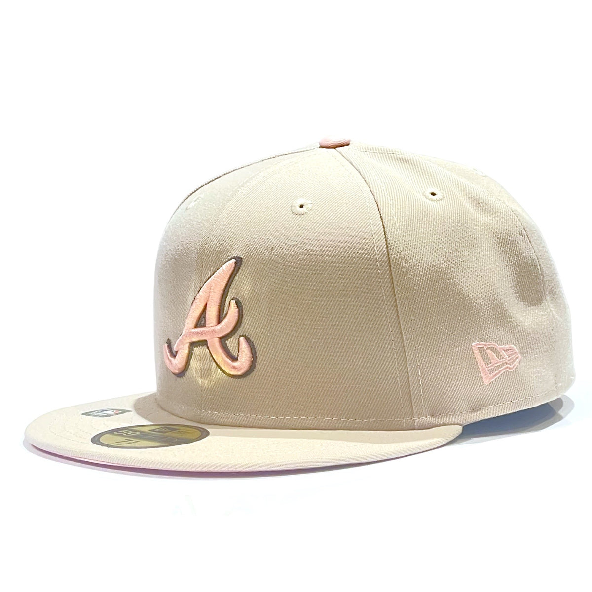 Atlanta Braves New Era Mother's Day On-Field 59FIFTY Fitted Hat - Navy/Pink