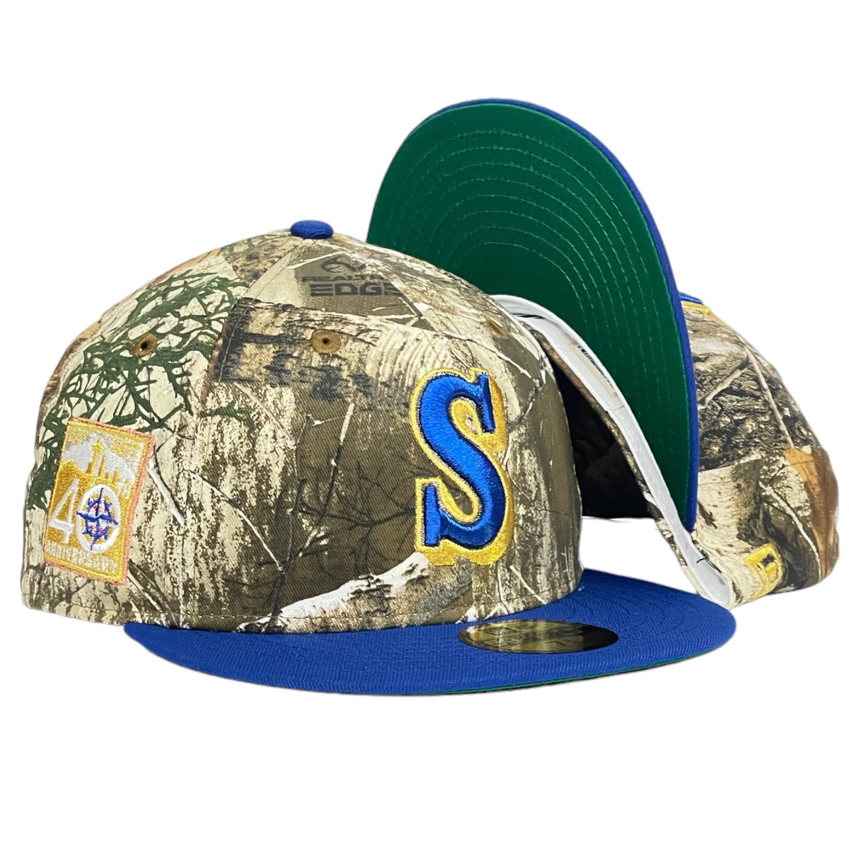 Seattle Mariners 40th Anniversary "Metallic Real Tree 2.0" New Era 59F ...