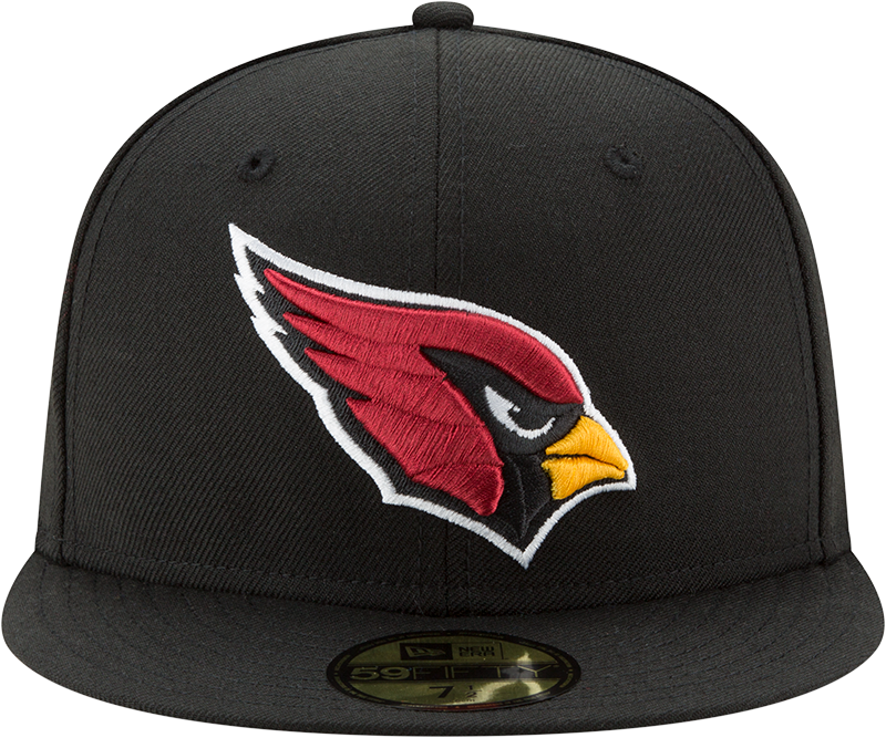 Arizona Cardinals NFL TEAM-BASIC Black Fitted Hat by New Era