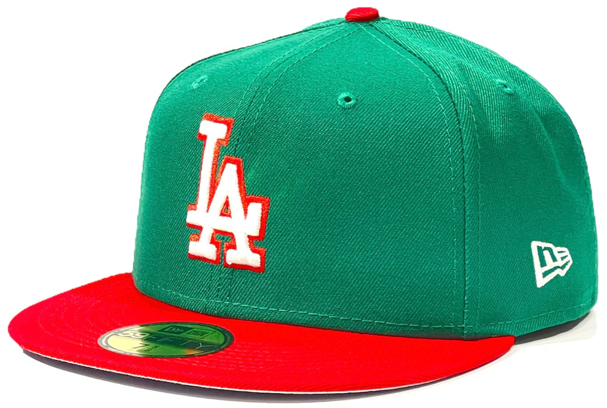 Pro Standard Los Angeles Dodgers Mexico flag snapback hat Red