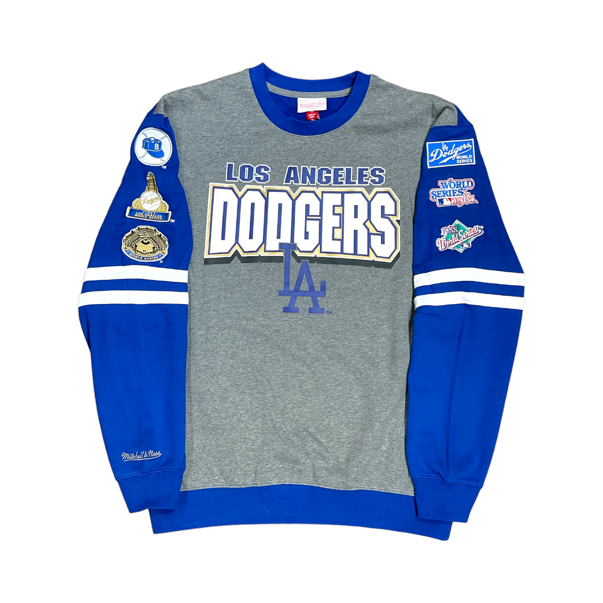 Los Angeles Dodgers All Over 2.0 Mitchell & Ness Crew Sweater – Prociety