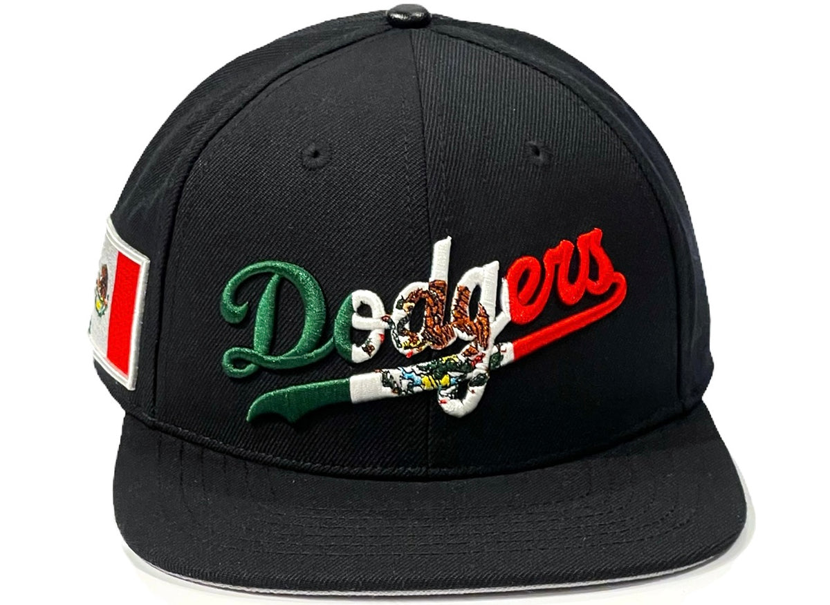 Los Angeles Dodgers Mexico Wordmark Pro Standard Snapback Hat