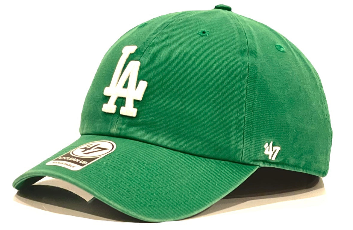 47 Los Angeles Dodgers Clean Up Dad Hat Baseball Cap - Kelly Green