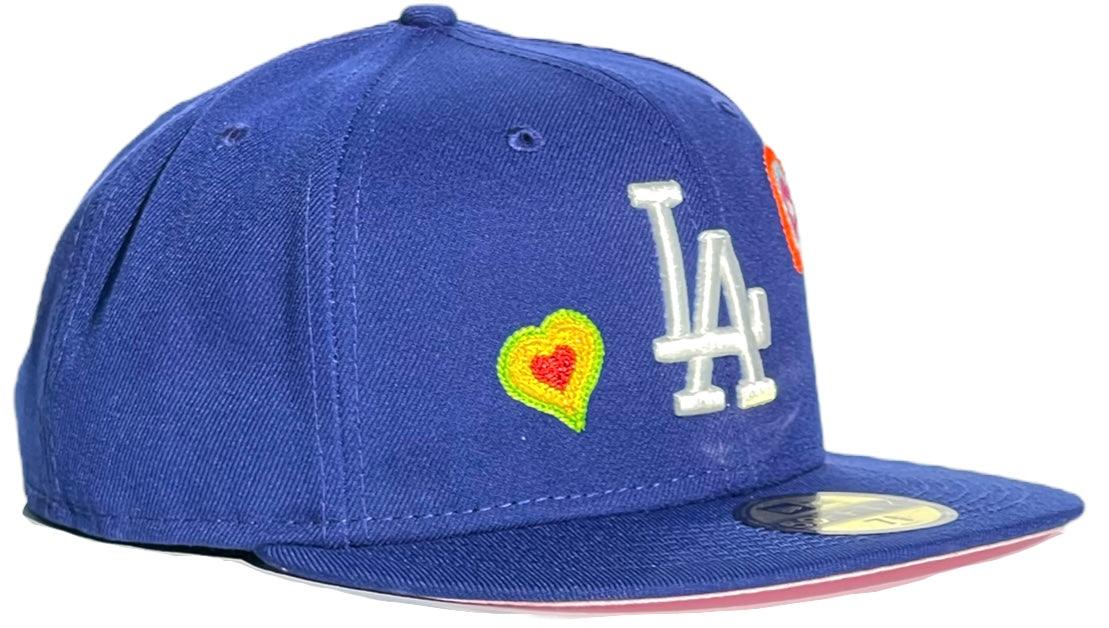 Hat Crawler - LA DODGERS HEART COLLECTION 59FIFTY BLACK