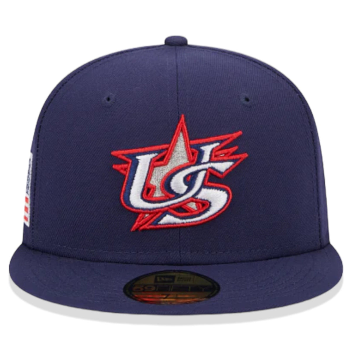 USA Baseball New Era World Baseball Classic 59FIFTY Fitted Hat Navy