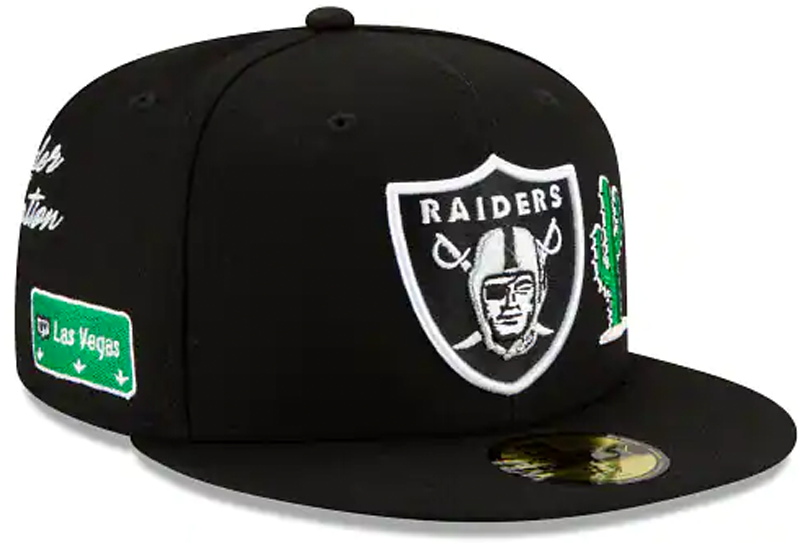 New Era Las Vegas Raiders City Transit 59FIFTY Fitted Black