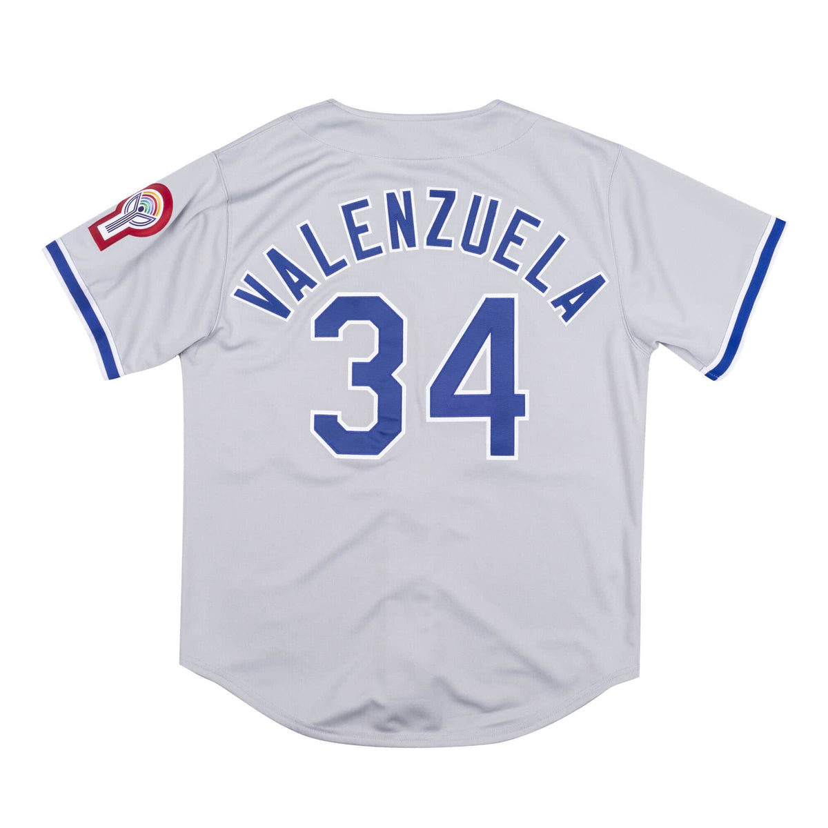 Men's Los Angeles Dodgers Fernando Valenzuela Mitchell & Ness Gray