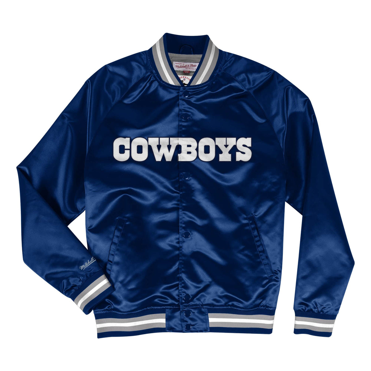 Dallas Cowboys Lightweight Satin Jacket STJKMG18013-DCONAVY1