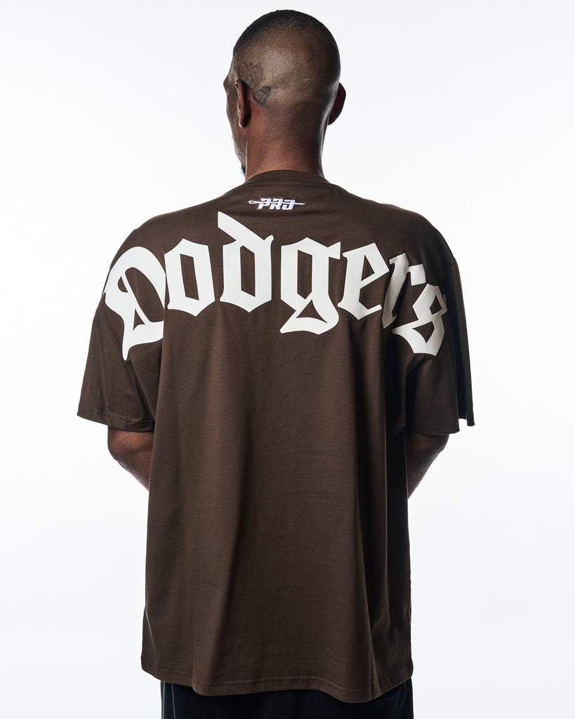 Los Angeles Dodgers ✨ DODGERLAND ✨ Wingspan Pro Standard Short Sleeve Tee - Brown