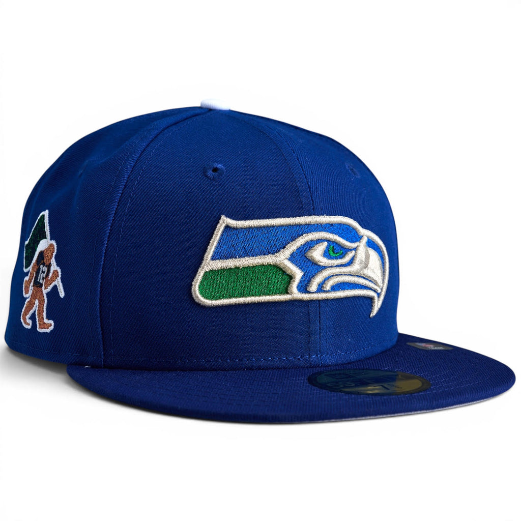 Seattle Seahawks 🏆 EMERALD REIGN 🏆New Era 59Fifity Fitted Hat - ROYAL