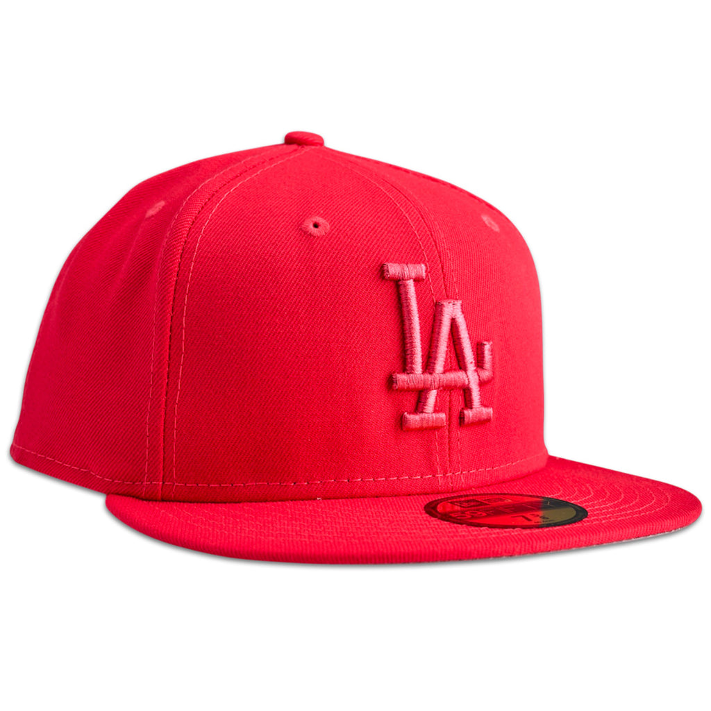 Los Angeles Dodgers New Era 59Fifty Fitted Hat - Lava Red