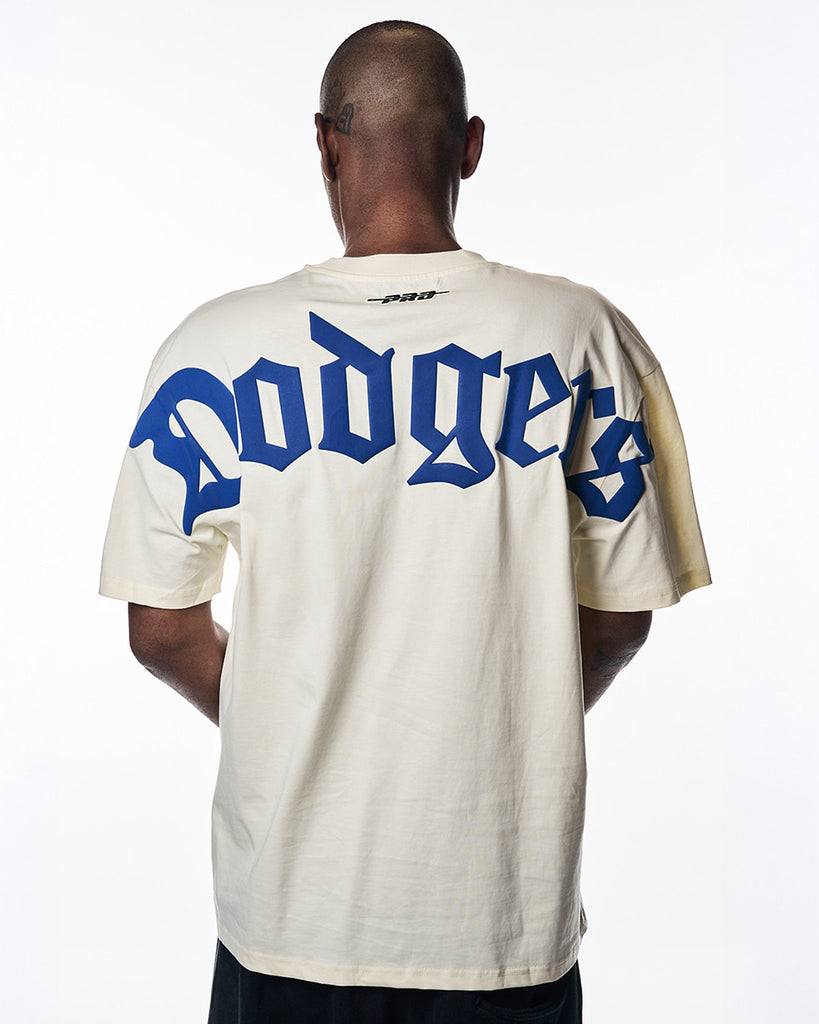 Los Angeles Dodgers ✨ DODGERLAND ✨ Wingspan Pro Standard Short Sleeve Tee - Egg Shell