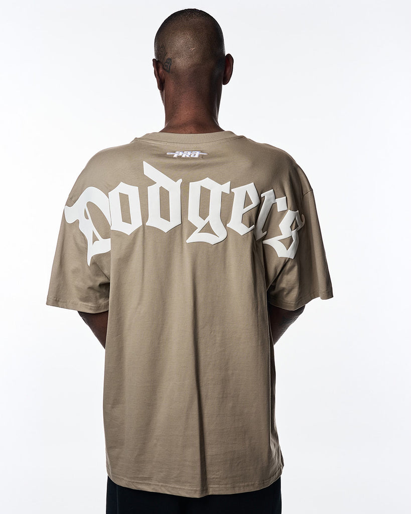 Los Angeles Dodgers ✨ DODGERLAND ✨ Wingspan Pro Standard Short Sleeve Tee - Khaki