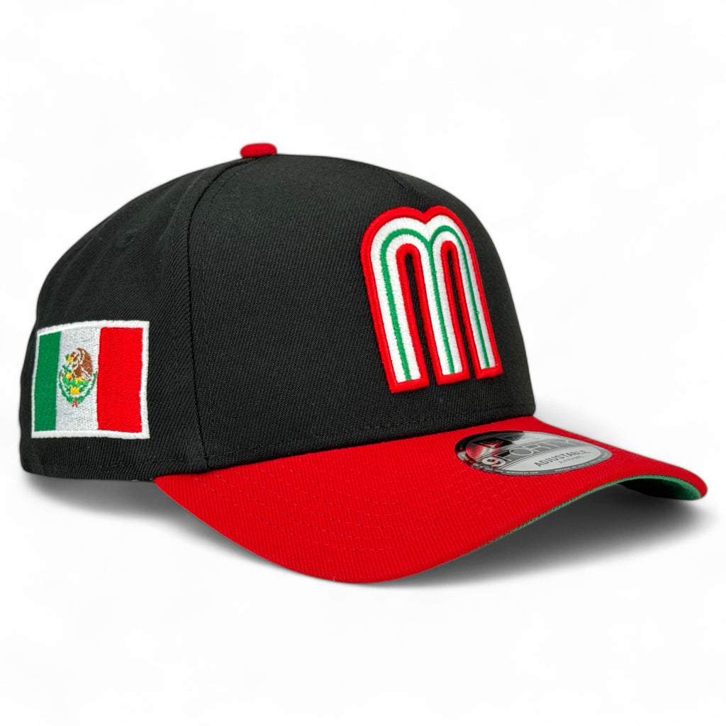 Mexico WBC New Era 9Forty A-Frame Snapback - Black / Red