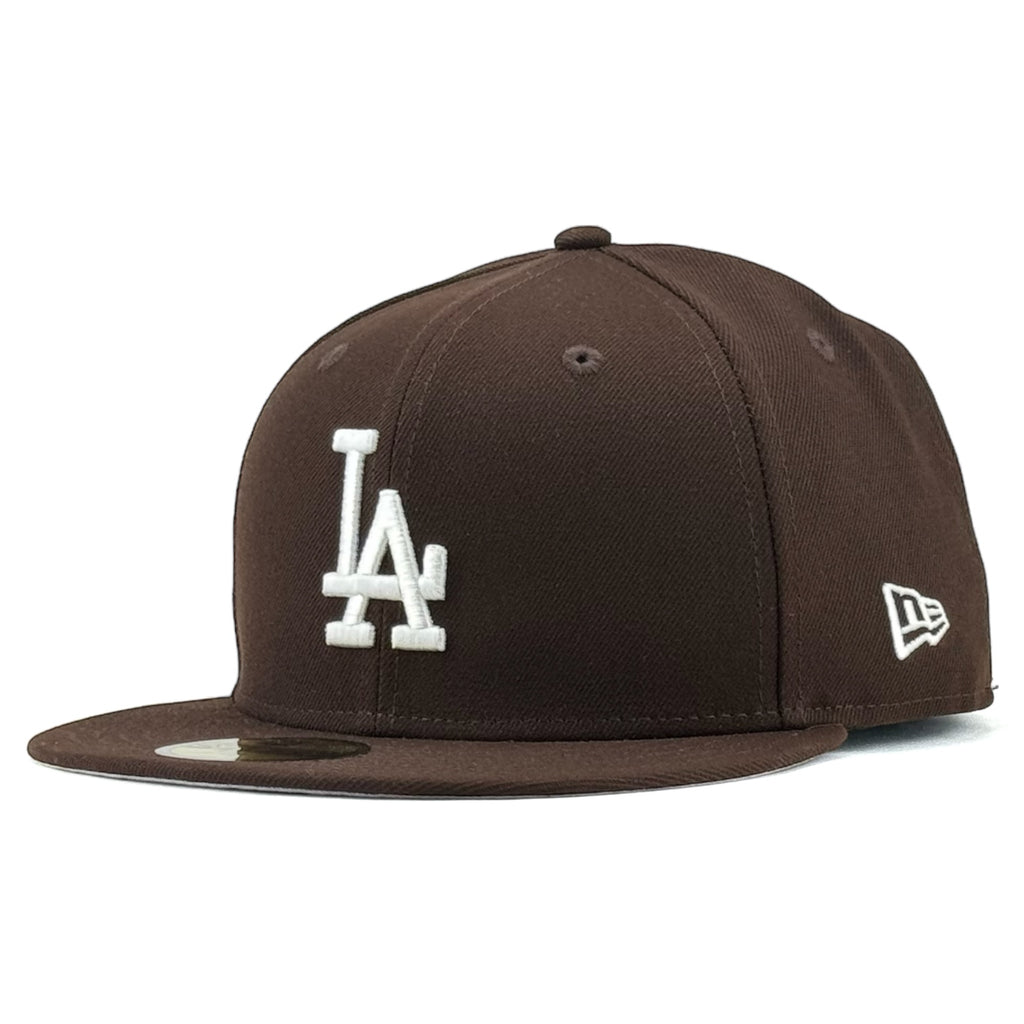 Los Angeles Dodgers New Era 59Fifty Fitted Hat - Burnt Wood