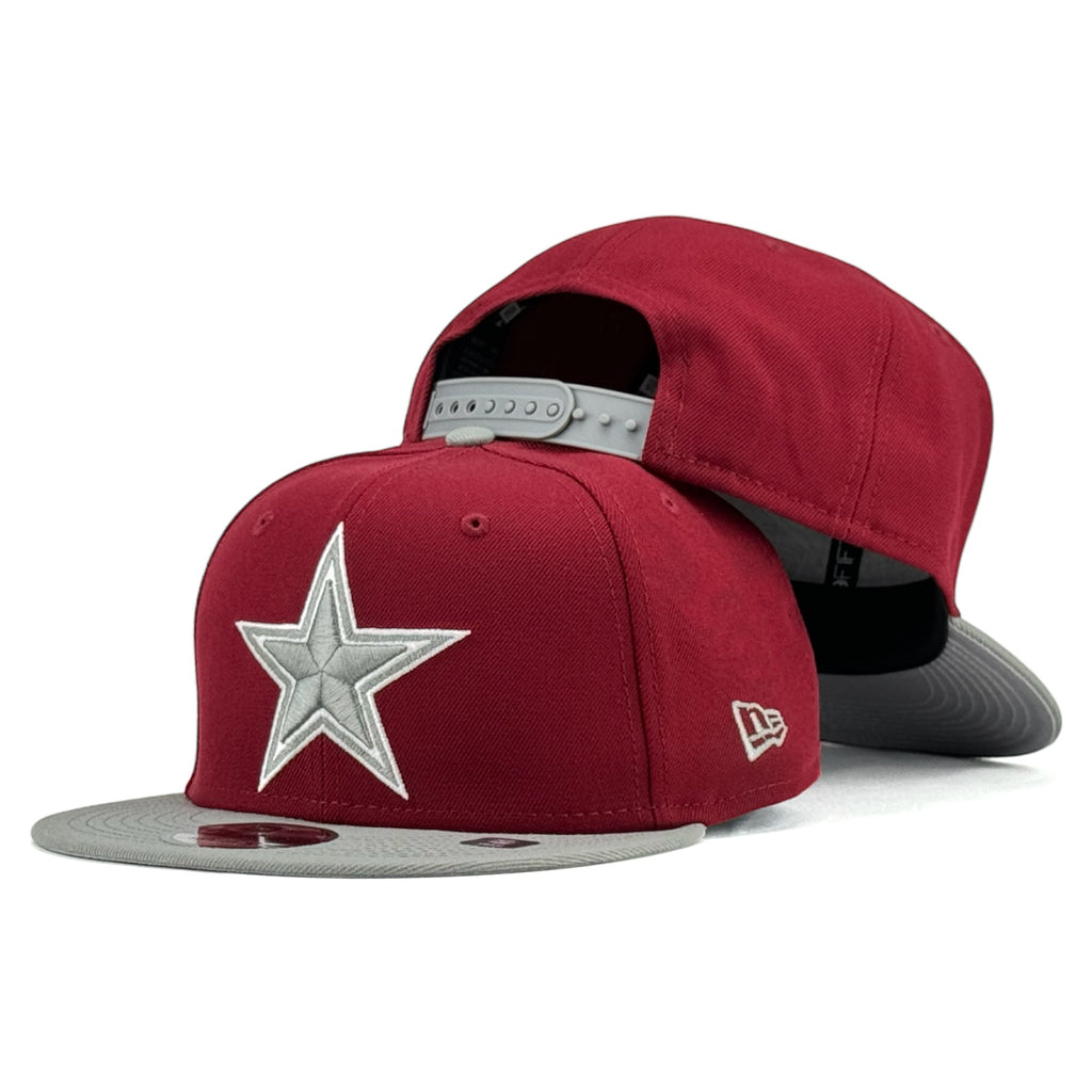 Dallas Cowboys New Era 9Fifty Snapback - Cardinal/Grey