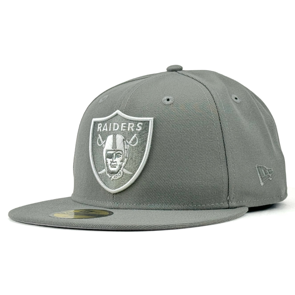 Las Vegas Raiders New Era 59Fifty Fitted Hat - Grey