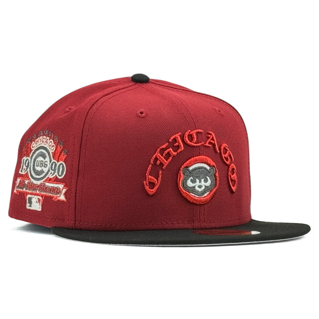 Chicago Cubs “Pablo” New Era 59Fifty Fitted Hat - Brick Red / Black