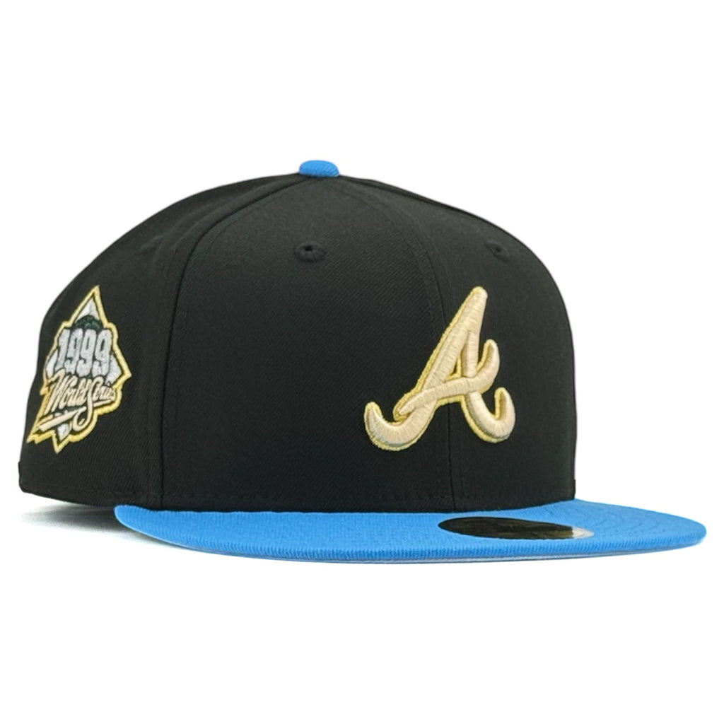 Atlanta Braves “K2P No Friends Just Family” New Era 59Fifty Fitted Hat - Black / Blue Reef