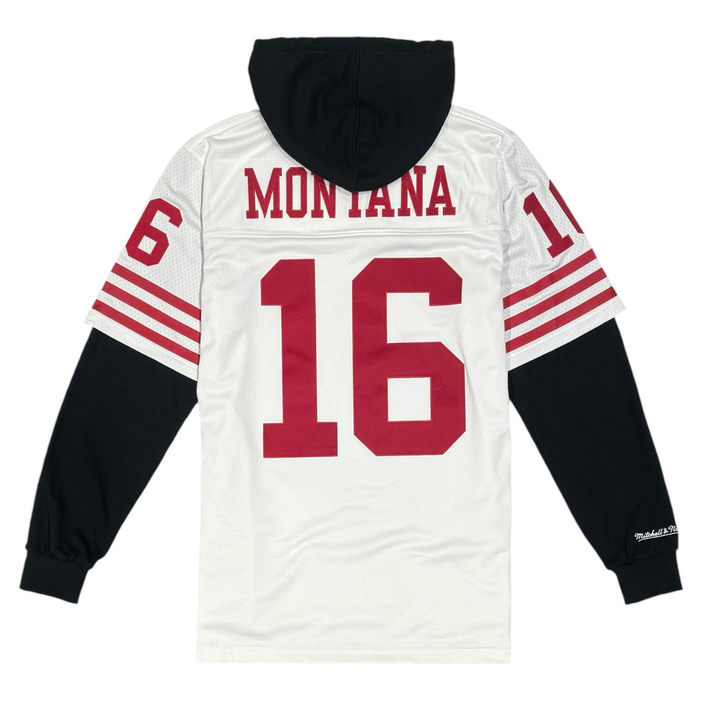 San Francisco 49ers Joe Montana Mitchell & Ness Legacy Jersey Pullover Hoodie