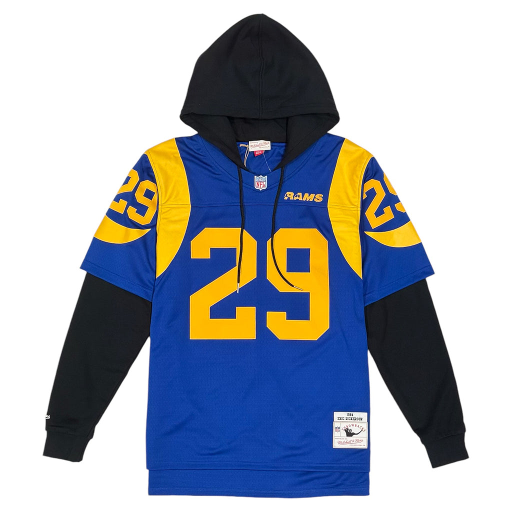 Los Angeles Rams Eric Dickerson Mitchell & Ness Legacy Jersey Pullover Hoodie