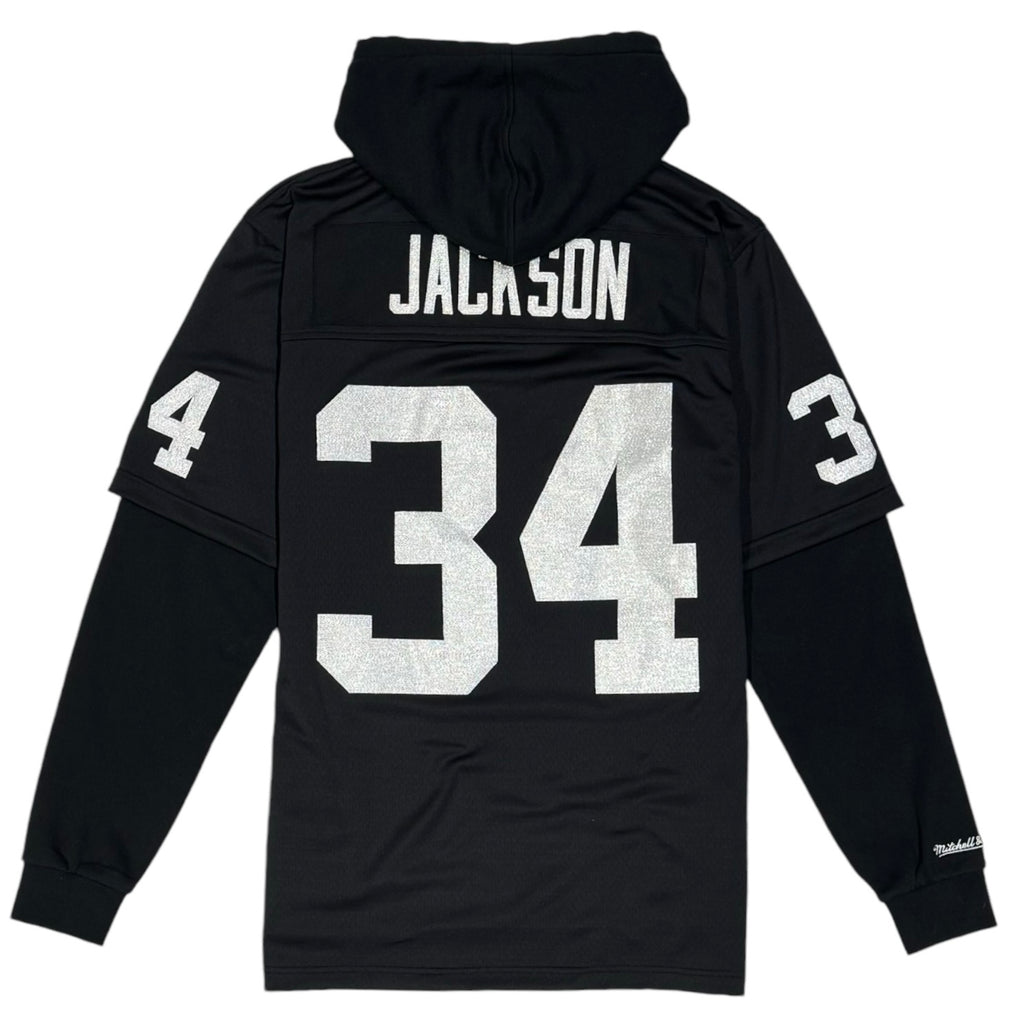 Los Angeles Raiders Bo Jackson Mitchell & Ness Legacy Jersey Pullover Hoodie