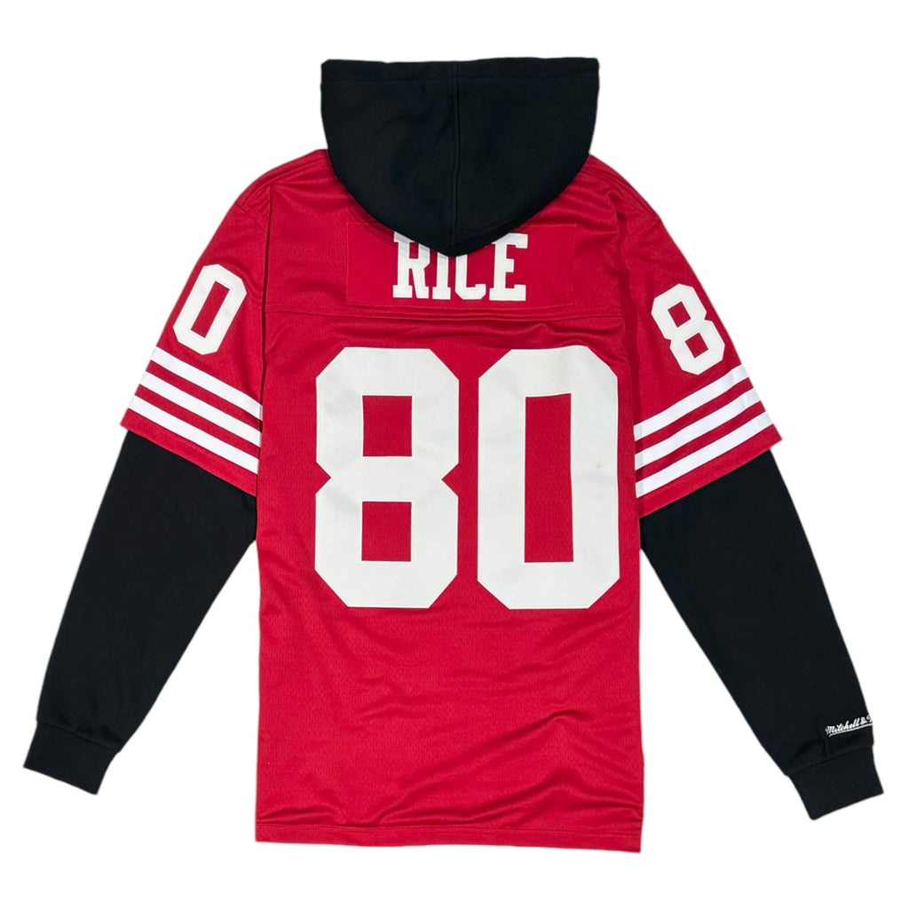 San Francisco 49ers Jerry Rice Mitchell & Ness Legacy Jersey Pullover Hoodie