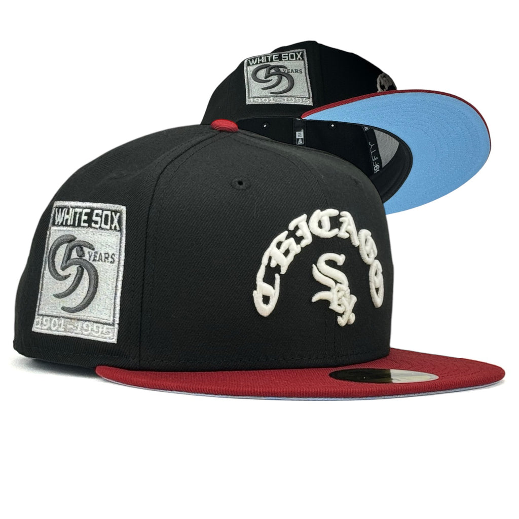 Chicago White Sox “K2P” New Era 59Fifty Fitted Hat - Black / Brick Red