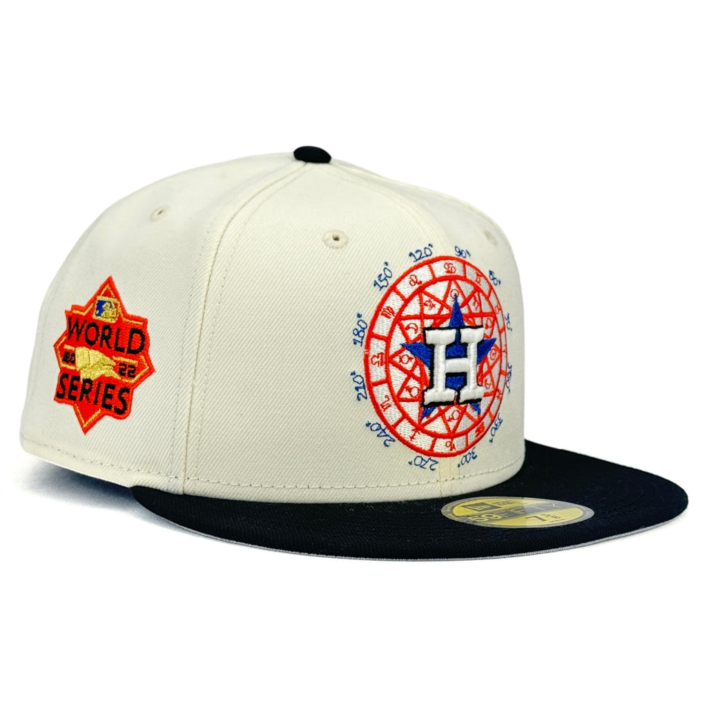 Houston Astros “October Magic” New Era 59Fifty Fitted Hat - Chrome White / Black