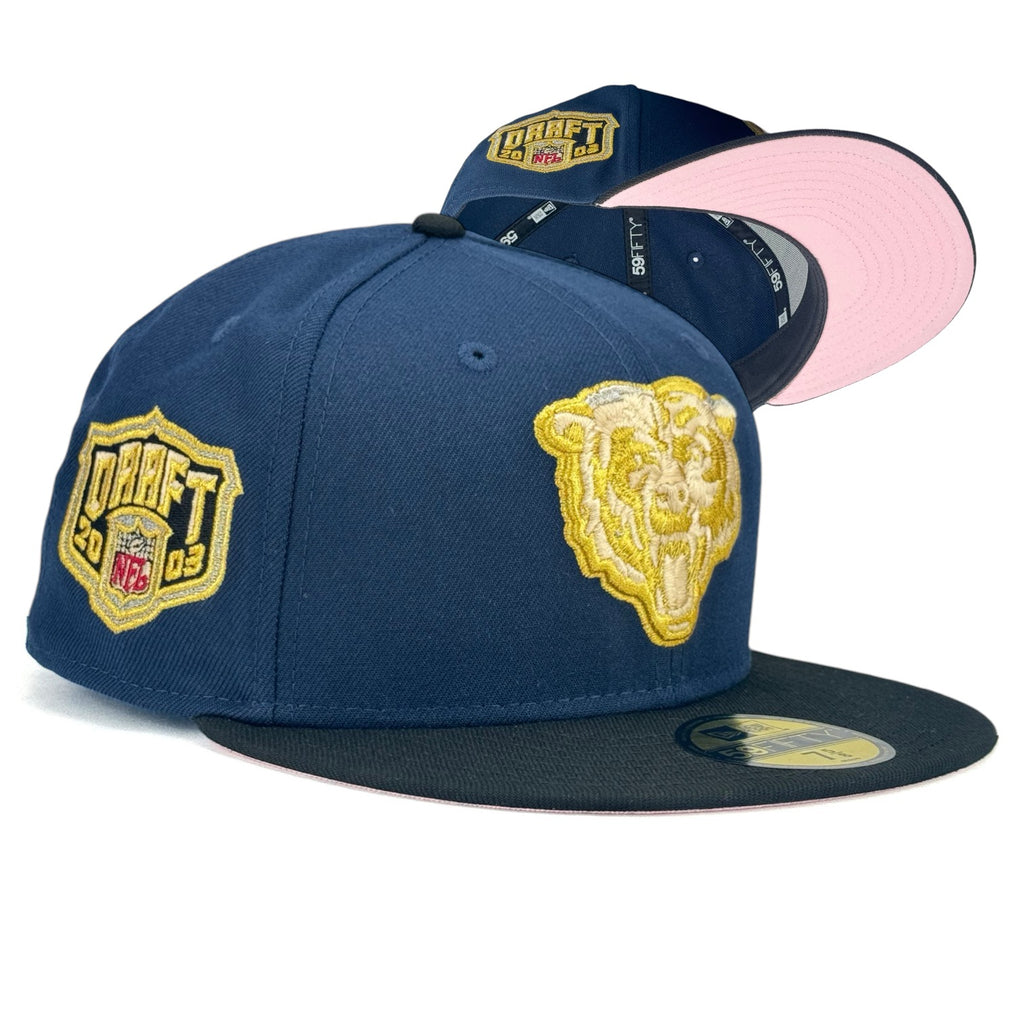 Chicago Bears “Pigskin Pinkies” New Era 59Fifty Fitted Hat - Navy / Black