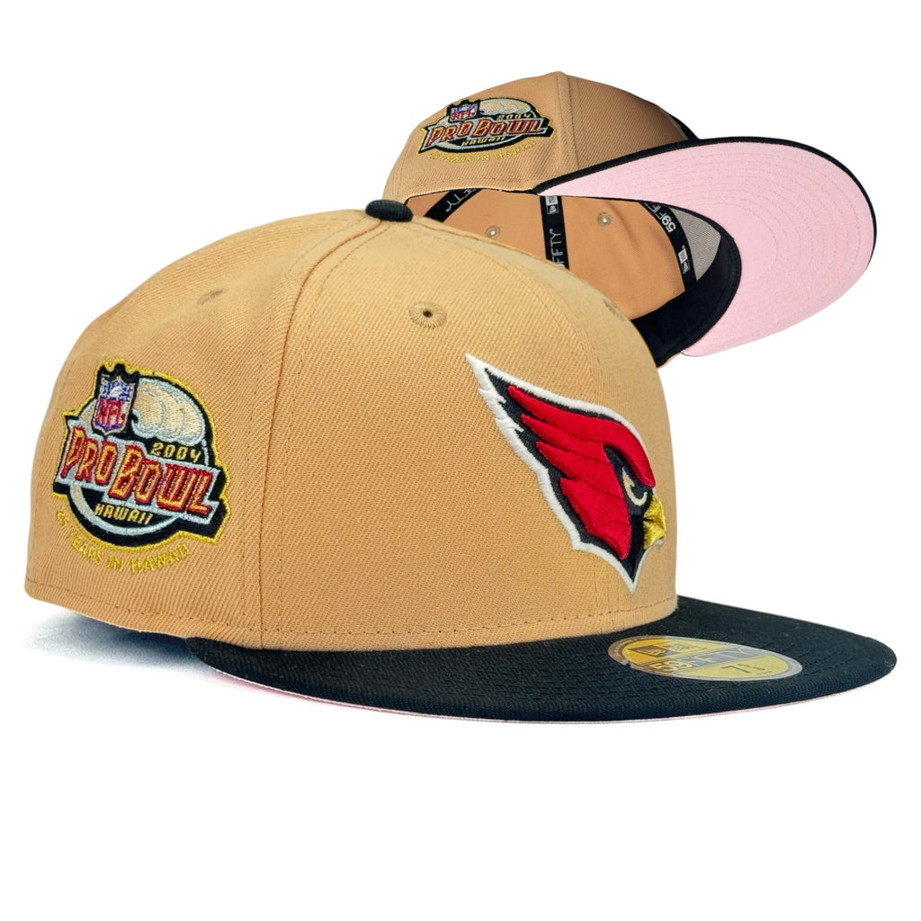 Arizona Cardinals “Pigskin Pinkies” New Era 59Fifty Fitted Hat - Candy Pecan / Black