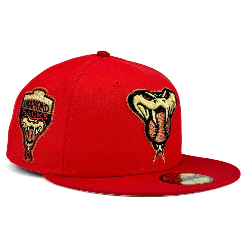 Arizona Diamondbacks “The Sorcerer's Staff” New Era 59Fifty Fitted Hat - Front Door Red / Scarlet Red