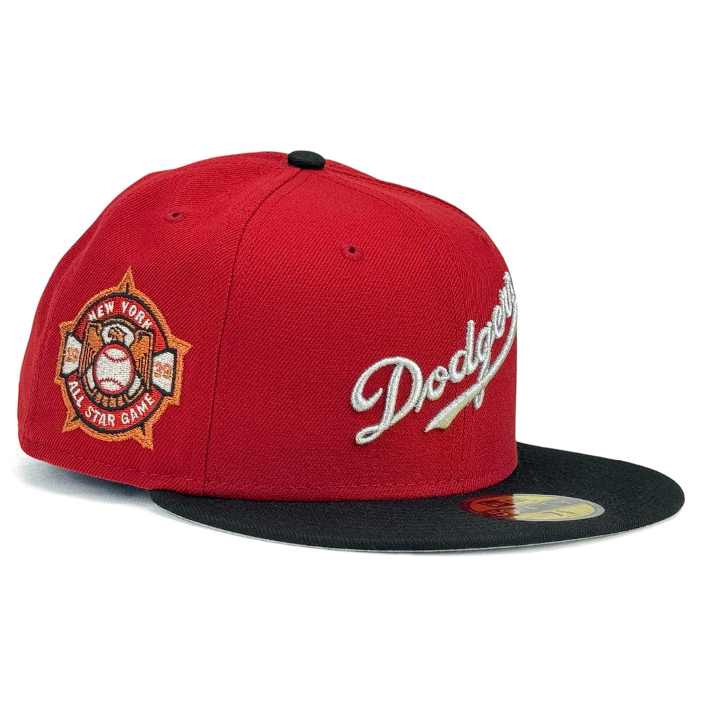 Los Angeles Dodgers “Weapon XI” New Era 59Fifty Fitted Hat - Brick Red / Black