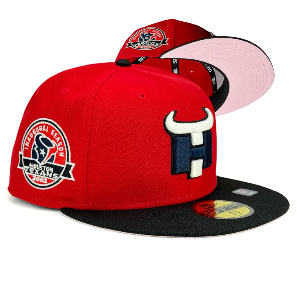 Houston Texans “Pinktober” New Era 59Fifty Fitted Hat - Red / Black