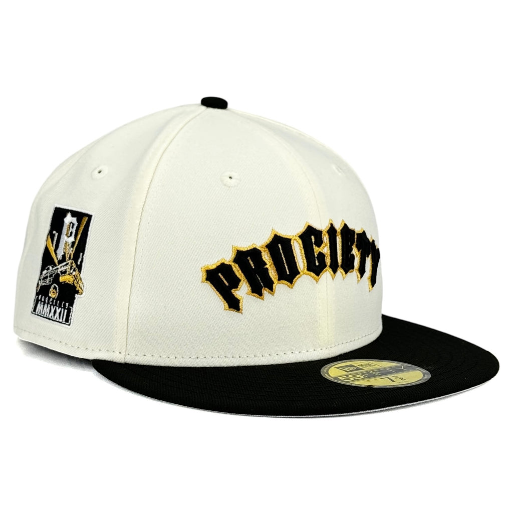 Prociety New Era 59Fifty Fitted Hat - Chrome White / Black