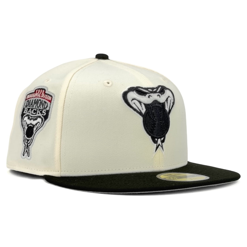 Arizona Diamondbacks “Ghostface 2.0” New Era 59Fifty Fitted Hat - Chrome White / Black