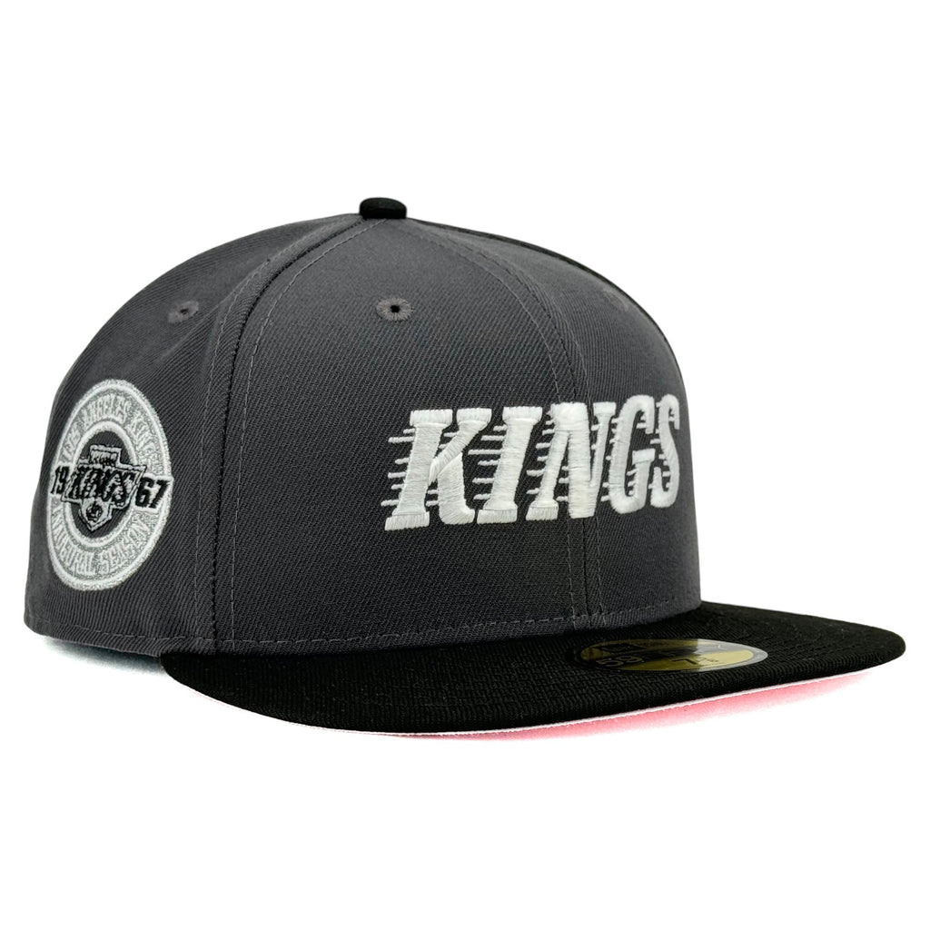 Los Angeles Kings “NHL Pinktober” New Era 59Fifty Fitted Hat - Graphite / Black