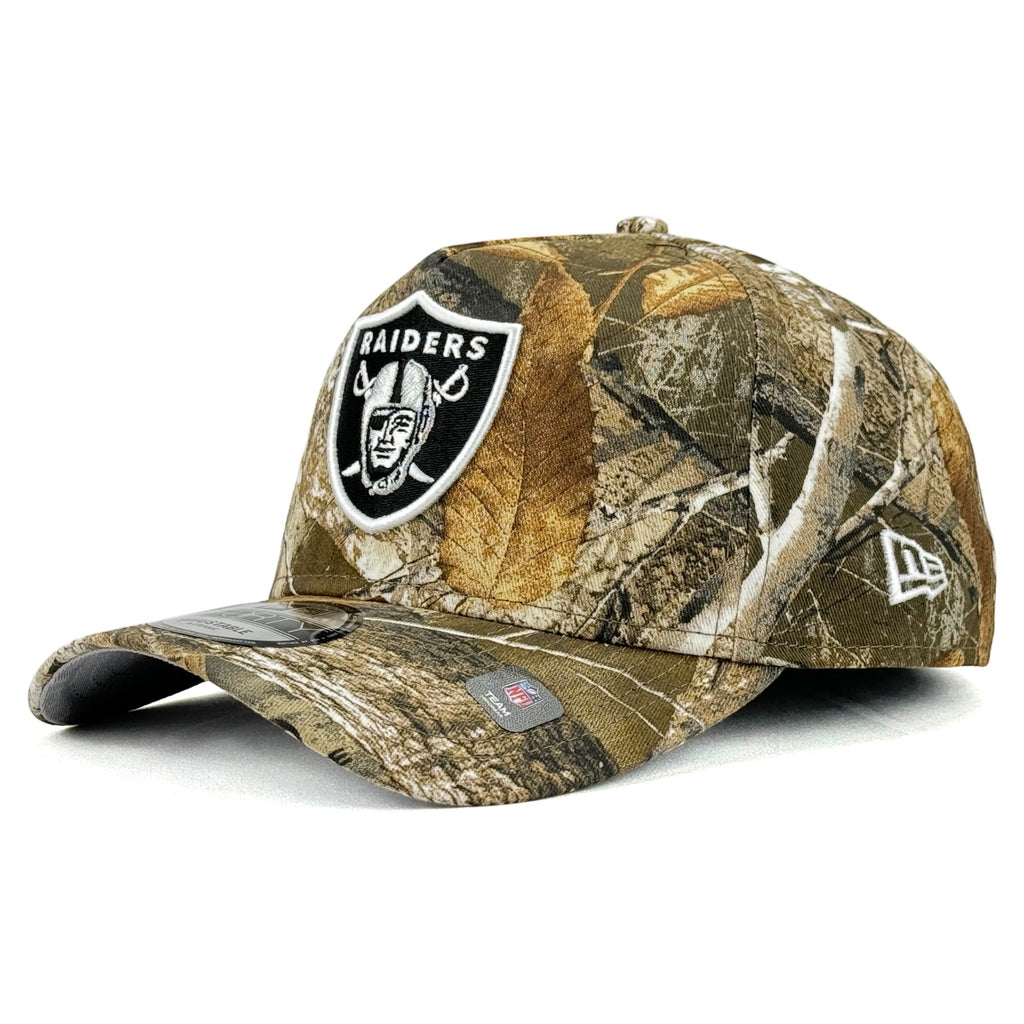 Las Vegas Raiders New Era 9Forty A-Frame Snapback - Real Tree Camo