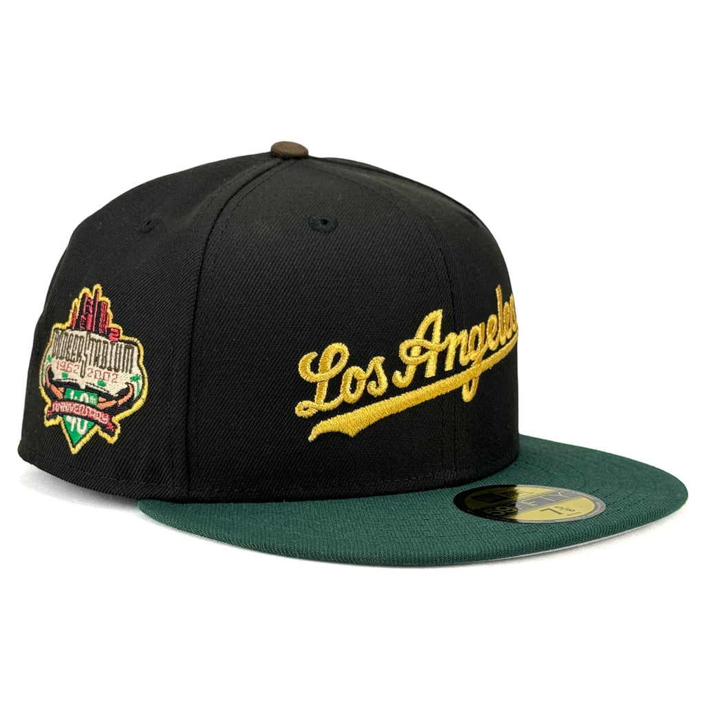 Los Angeles Dodgers “Por La Gente” New Era 59Fifty Fitted Hat - Black / Dark Green