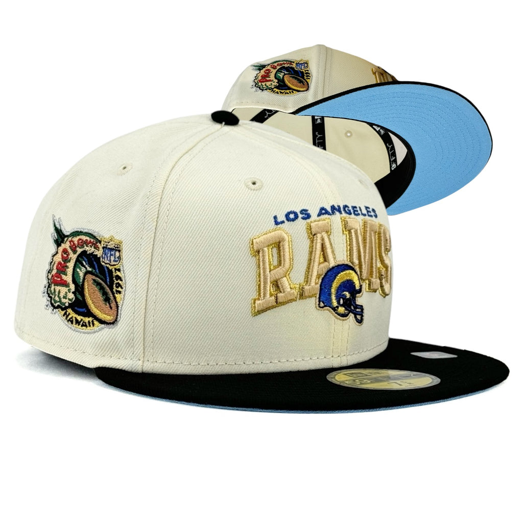 Los Angeles Rams “NFL Pack” New Era 59Fifty Fitted Hat - Chrome White / Black