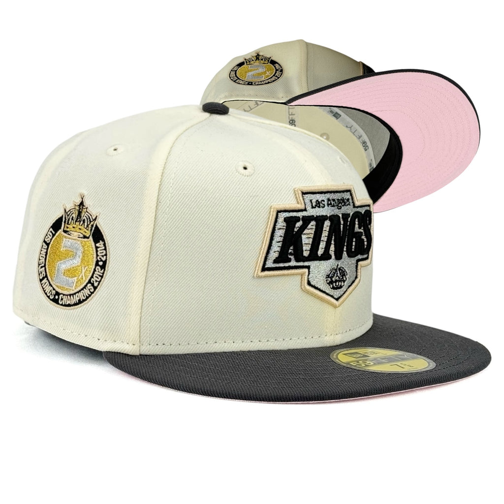 Los Angeles Kings “NHL Pack” New Era 59Fifty Fitted Hat - Chrome White / Graphite