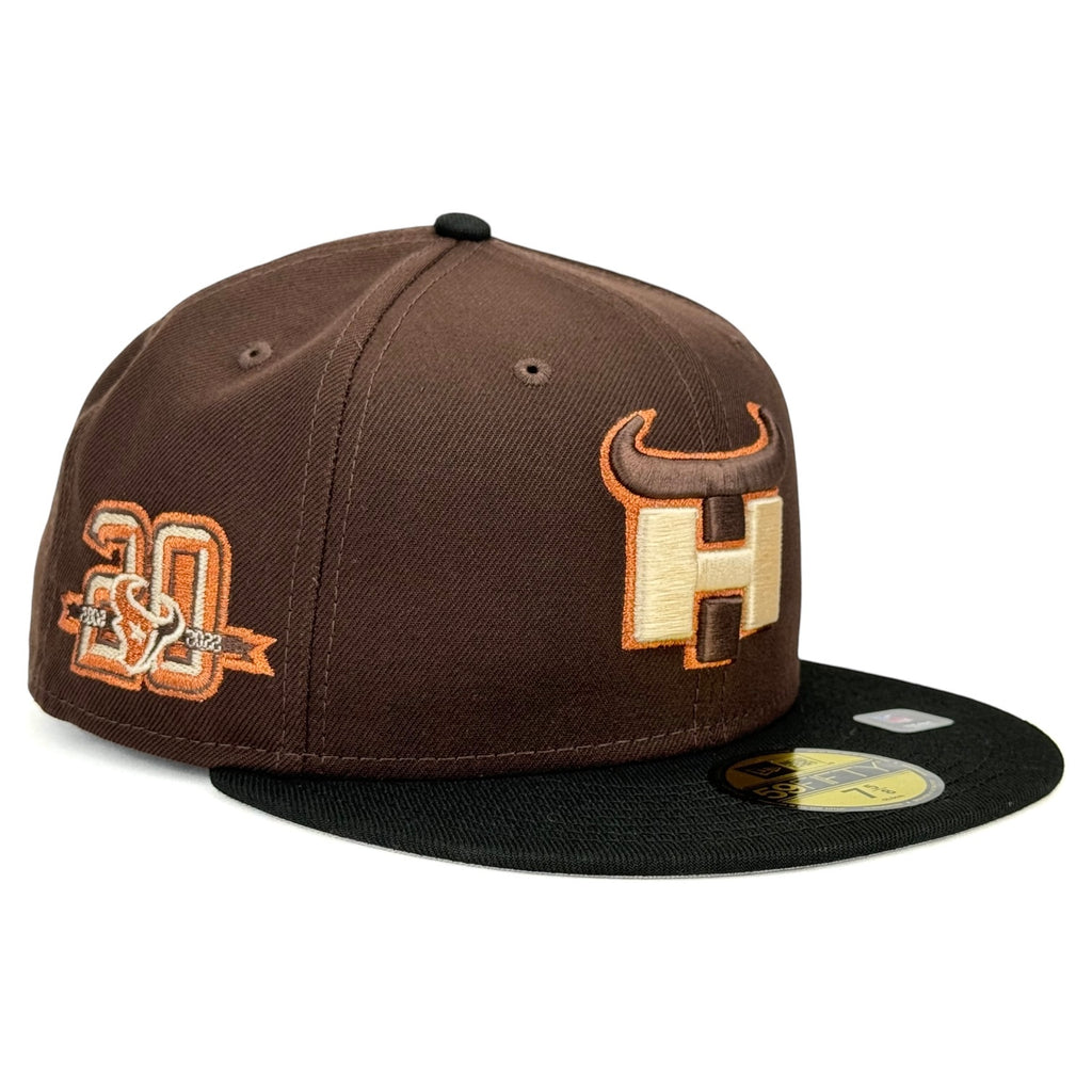 Houston Texans “HTX Fall Essentials” New Era 59Fifty Fitted Hat - Burnt Wood / Black