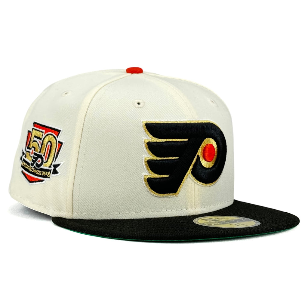 Philadelphia Flyers “NHL Pack” New Era 59Fifty Fitted Hat - Chrome White / Black