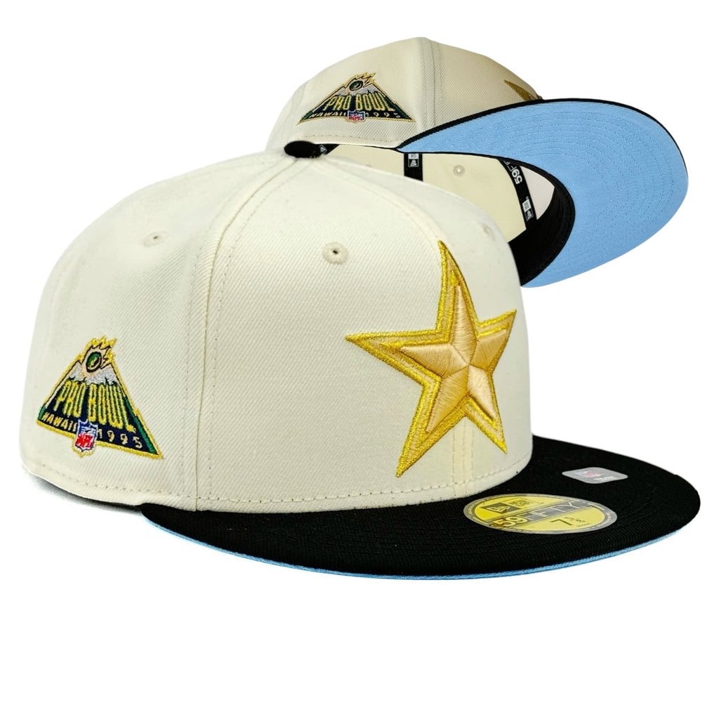 Dallas Cowboys “NFL Pack” New Era 59Fifty Fitted Hat - Chrome White / Black