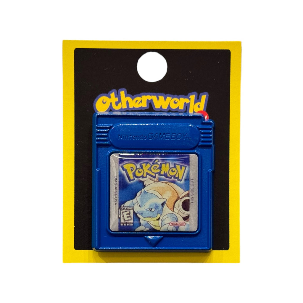 Otherworld Pocket Monsters Card Pin - Blue