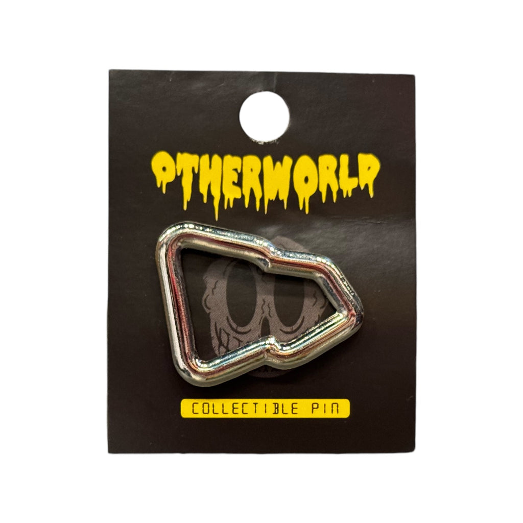 Otherworld Flag Frame Pin - Gold