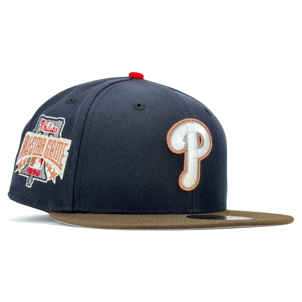 Philadelphia Phillies “From LA to Philly With Love” New Era 59Fifty Fitted Hat - Navy / Walnut 