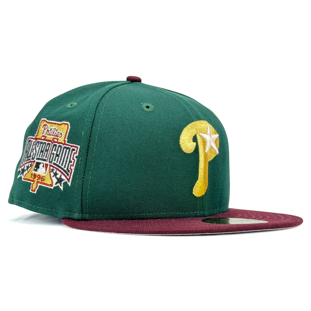 Philadelphia Phillies “From LA to Philly With Love” New Era 59Fifty Fitted Hat - Dark Green / Maroon