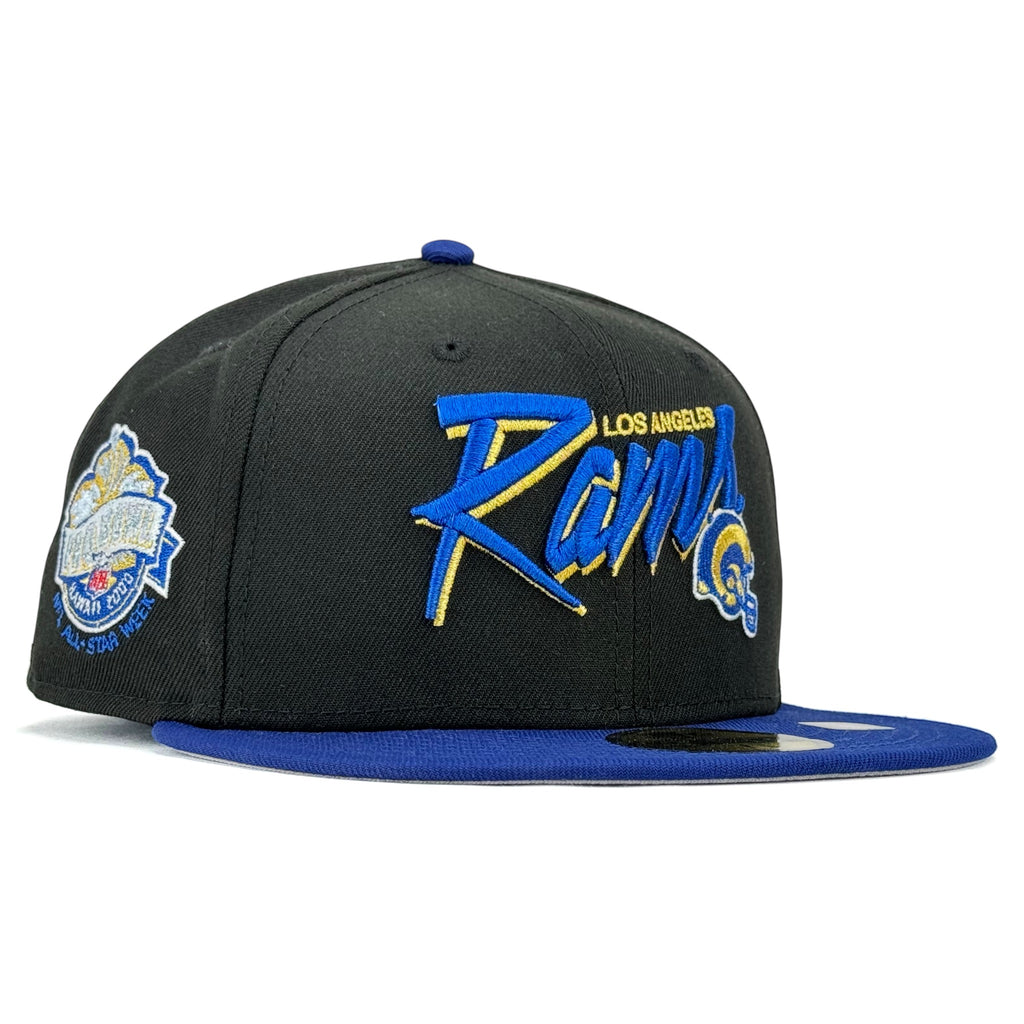 Los Angeles Rams Era 59Fifty Fitted Hat - Black / Royal